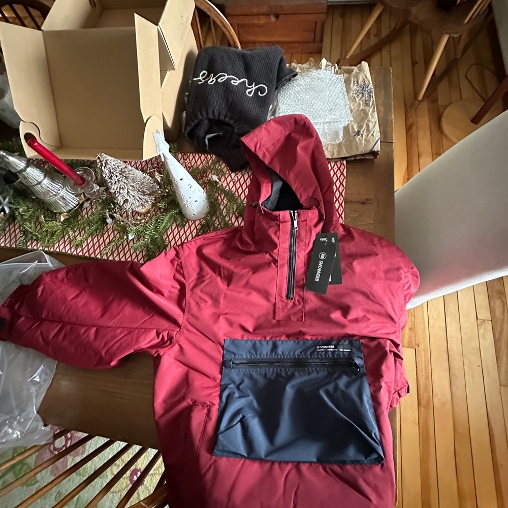 Chaps Red Anorak Jacket - Picture 3 of 5